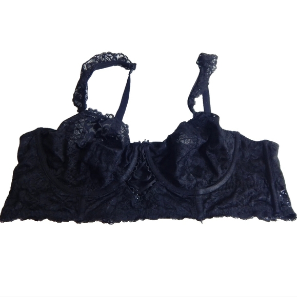 Torrid Curve Longline Unlined Lace Bra - Picture 2 of 4